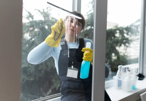 Nettoyage de vitres intérieures et extérieures à Vivier-au-Court